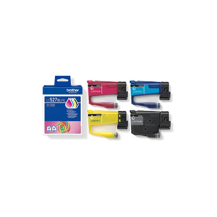 Cartouche d'encre BROTHER Pack Multipack 4 Originales LC527 XL (Noir + 3 Couleurs) - LC527XLVAL