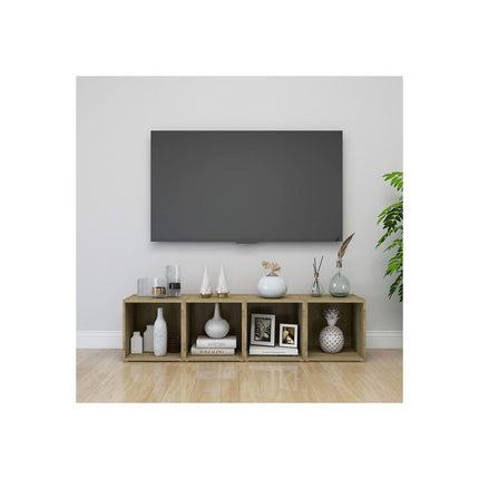 Meuble TV HELLOSHOP26 Meuble TV multimédia étagère télévision