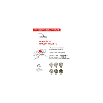 Coffret Moulin à poivre PEUGEOT maestro mp graphite + 3 poivres