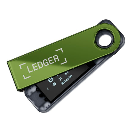 Crypto wallet LEDGER Nano S Plus - vert oxydation