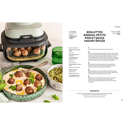 Livre de cuisine HACHETTE Recettes Airfryer Ninja Crispi