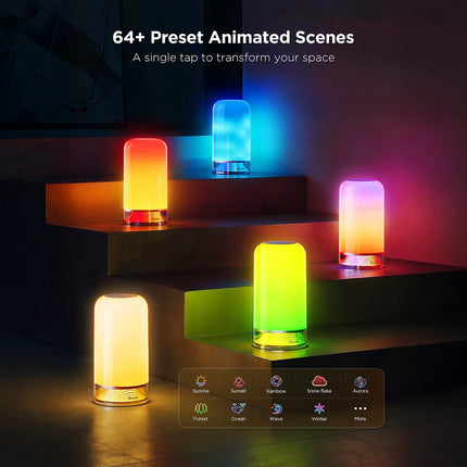Lampe connectée GOVEE Lampe de table LED RGBICWW