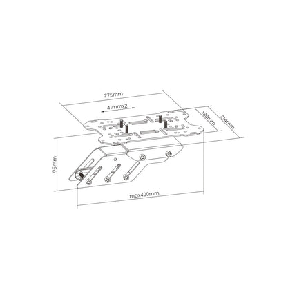 Adaptateur Simulation Auto OPLITE SIMRACING & FLIGHTSIM HOLDER