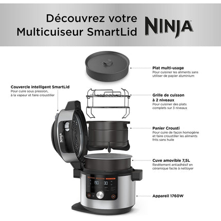Multicuiseur NINJA Multicuiseur OL650EUDBCP Reconditionné