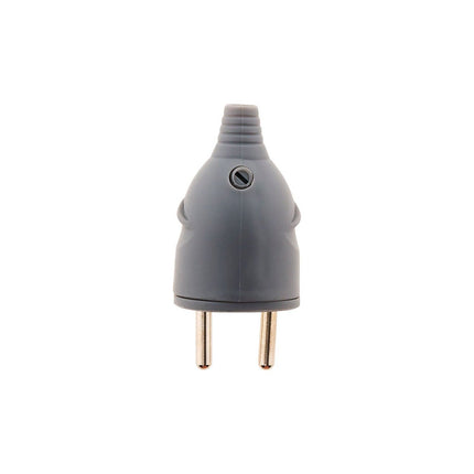 Adaptateur d'alimentation ZENITECH Fiche mâle 16A 2P+T - Gris - Zenitech