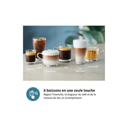 Expresso Broyeur PHILIPS LatteGo Silent Brew EP3349/70