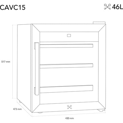 Cave à vin polyvalente LES PETITS CHAMPS CAVC15