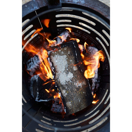 Brasero BARBECOOK Jules avec cendrier en acier corten BC-W