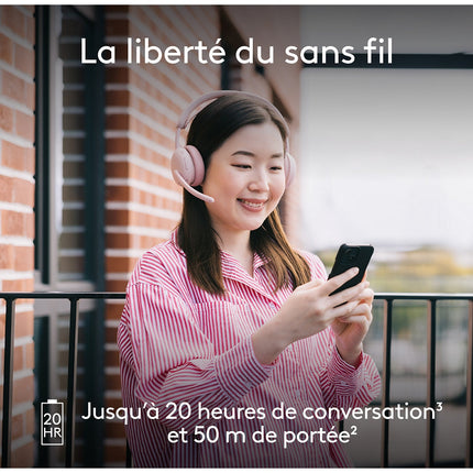 Micro-casque LOGITECH Zone Wireless 2 ROSE