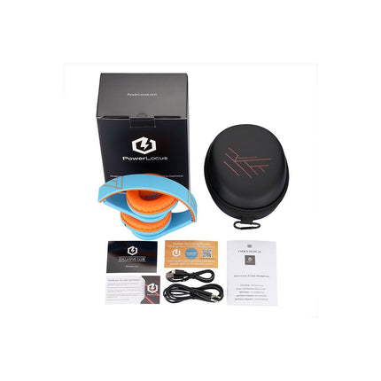 Casque POWERLOCUS p2kids orange