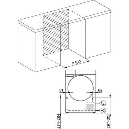 Sèche linge pompe à chaleur MIELE TQ 1000 WP Nova Edition