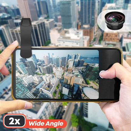 Objectif smartphone AVIZAR Téléobjectif, Fisheye Grand Angle Macro
