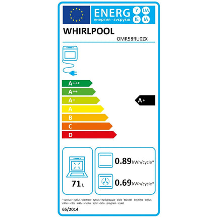 Four encastrable WHIRLPOOL OMR58RU0ZX Grill Twist