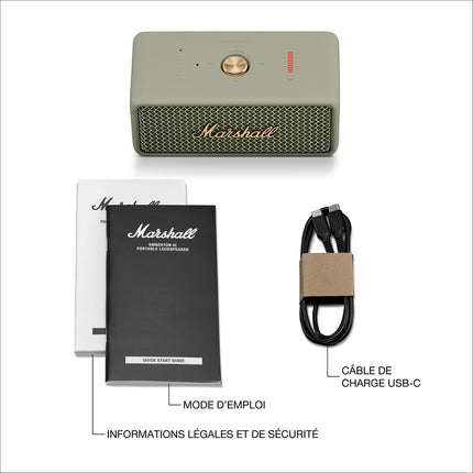 Enceinte portable MARSHALL Emberton III Black & Brass