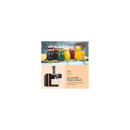 Extracteur de jus KLARSTEIN Bella Elegance - Noir