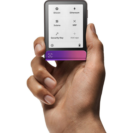 Crypto wallet LEDGER Flex Recovery key Magenta Carminé