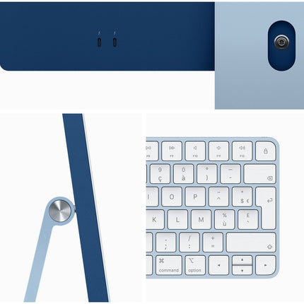 Ordinateur Apple IMAC 24' M1 8Go RAM 512Go SSD Bleu Reconditionné