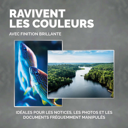 Consommable de bureau pour plastifieuse FELLOWES Poch A4 125 Micr