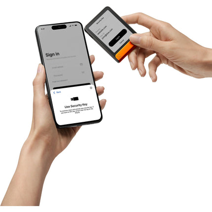 Crypto wallet LEDGER Flex Recovery key Orange