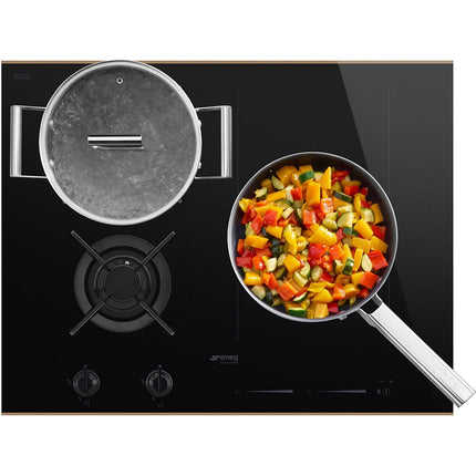 Plaque mixte induction gaz SMEG PM6643R