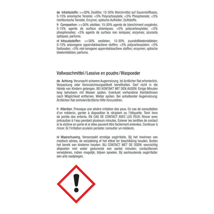 Lessive MIELE Poudre Ultra White - Blanc