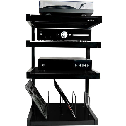 Meuble Hifi NORSTONE Esse vinyl - Noir