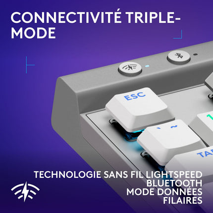 Clavier gamer sans fil LOGITECH G515 Lightspeed TKL tactile