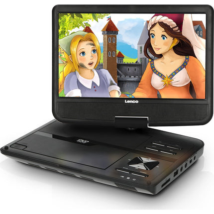 Lecteur DVD portable LENCO DVP-1010BK