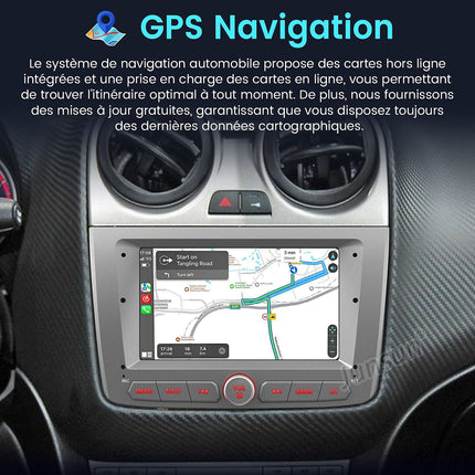 Autoradio connecté JUNSUN pour Alfa Romeo Mito 2008-19 64G Carplay