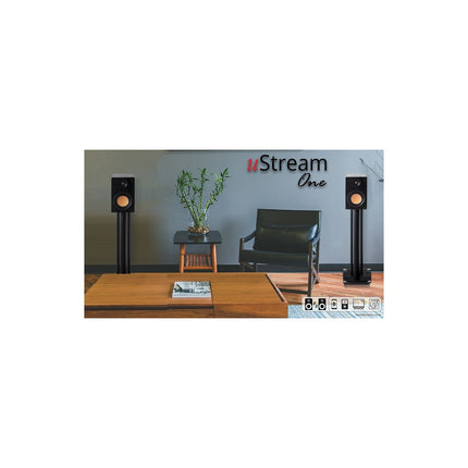 Enceinte résidentielle MITCHELL ACOUSTICS uStream one Noir