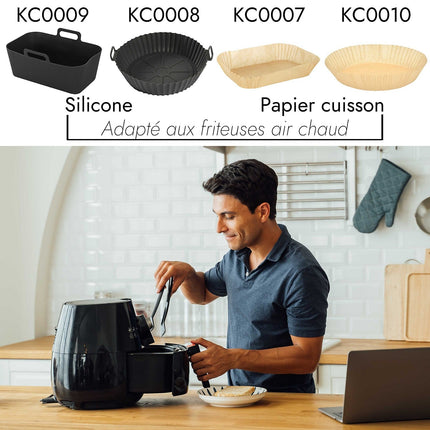 moule COOK CONCEPT de cuisson rond pour friteuse a air