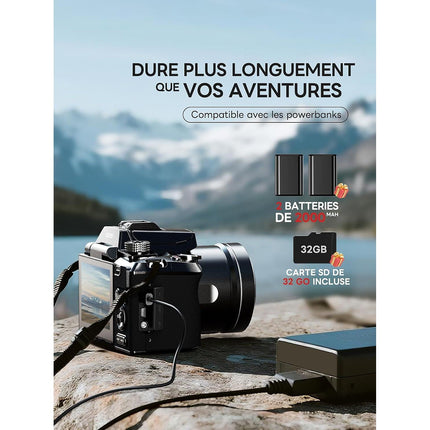 Appareil photo Hybride NBD TECHPRO-S205