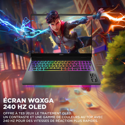 PC Gamer HP Omen 16" WQXGA 240Hz Intel Core Ultra 7 255HX Nvidia GeForce RTX 5070 Ti 32 Go RAM DDR5 SSD 1 To