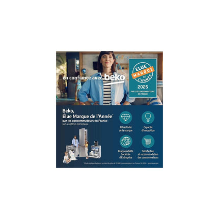 Cuisinière vitrocéramique BEKO FSE57300GX