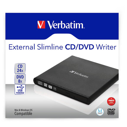 Graveur DVD Externe VERBATIM CD/DVD Externe Ultramince