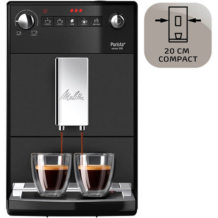 Expresso Broyeur MELITTA purista noir mat