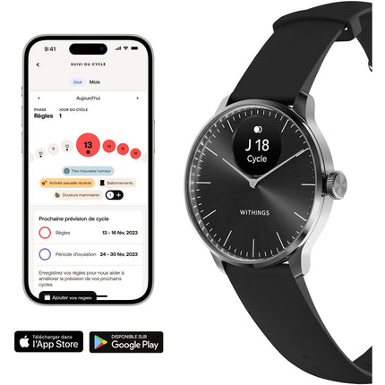 Montre santé WITHINGS Scanwatch Light Gold