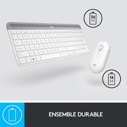 Clavier + Souris LOGITECH MK470 Graphite
