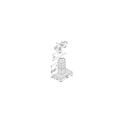 Hotte décorative murale MIELE PUR 98 W masw
