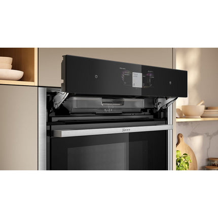 Four encastrable fonction vapeur NEFF B64VT73N0 série N90 porte coulissante