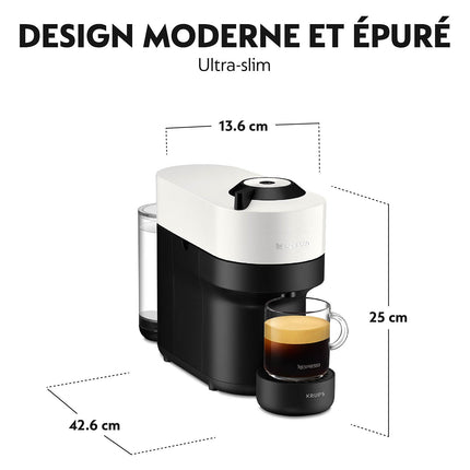 Nespresso KRUPS Vertuo POP Blanche YY4889FD