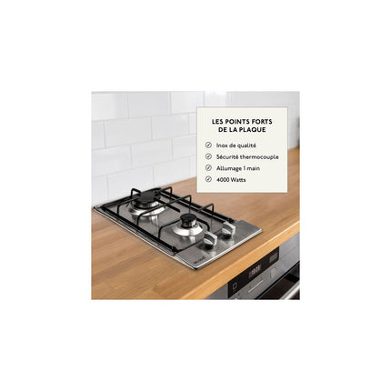 Plaque gaz BELDEKO BTG2Z-C01IX