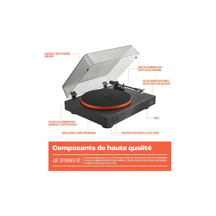 Platine vinyle JBL Spinner BT