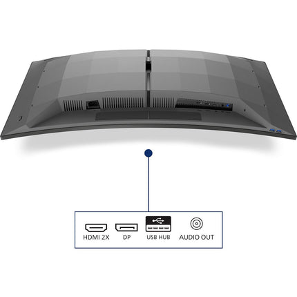 Ecran PC Gamer PHILIPS Evnia 34M2C6500 34" Incurvé QHD 175Hz QD-OLED HDR 400 HDMI 2.1 Ambiglow
