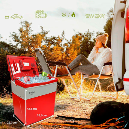BRIEBE Glacière Électrique Portable CF1153RED