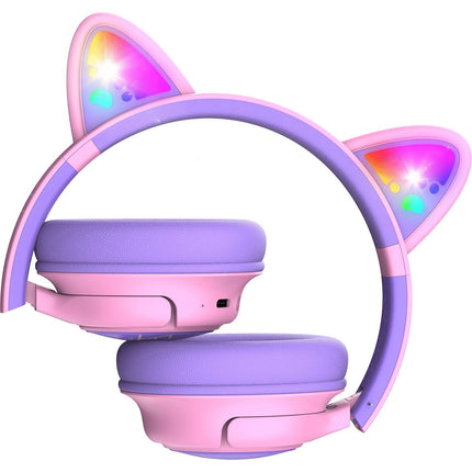 Casque POWERLOCUS PowerLocus Bobo Violet avec oreilles