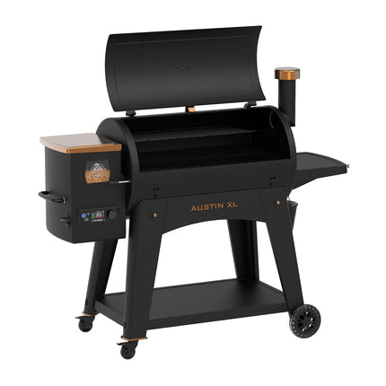 Barbecue pellet PITBOSS ONYX AUSTIN, sur chariot,de 82 à 260 °, surface de cuisson 90 x 50 cm