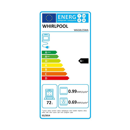 Cuisinière gaz WHIRLPOOL W6G8LCSWA