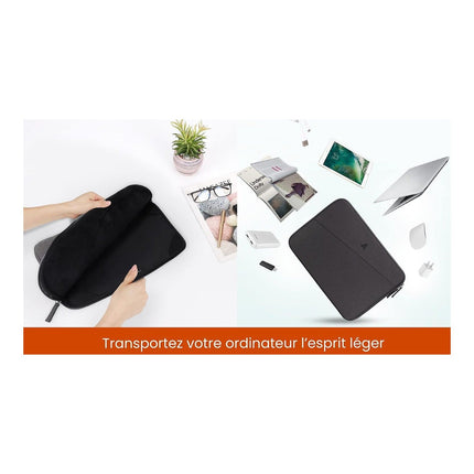 Housse ADEQWAT 13-14'' gris chiné
