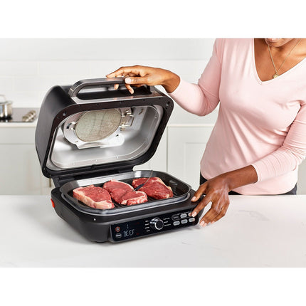 Grille-viande NINJA Foodi MAX PRO AG651EU noir gris à poser, 33x20 cm Reconditionné